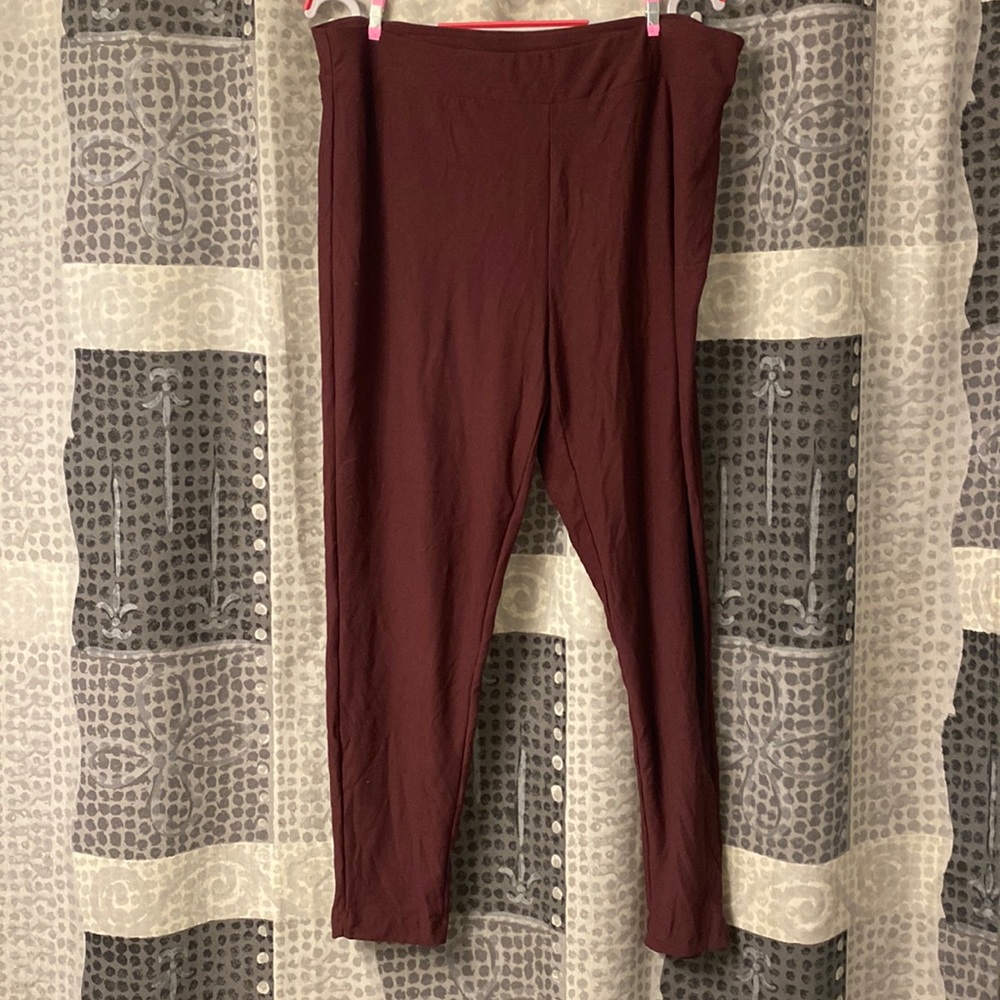Dark Red Leggings